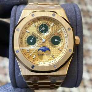 Replica Audemars Piguet Royal Oak 26607BA.OO.1220BA.01 APS Factory Yellow Gold Dial Watch