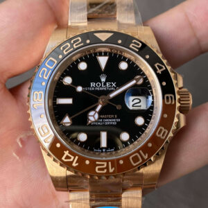 Replica Rolex GMT Master II M126715CHNR-0001 Clean Factory V3 Black Dial Watch