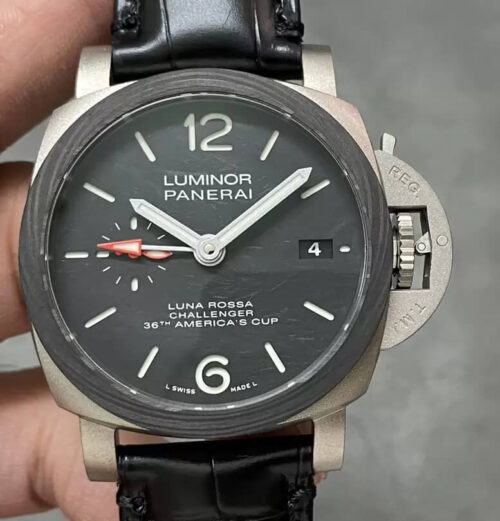 Replica Panerai Luminor PAM01096 VS Factory Leather Strap Watch