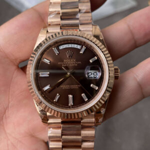 Replica Rolex Day Date M228235-0003 GM Factory V2 904L Chocolate Dial Watch