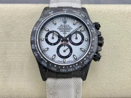 Replica Rolex Daytona Cosmograph Diw Custom Version Noob Factory White Dial Watch
