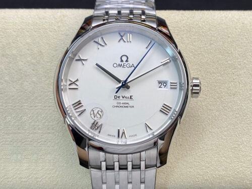 Replica Omega De Ville 431.10.41.21.02.001 VS Factory White Dial Watch