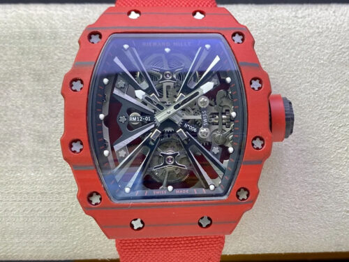 Replica Richard Mille RM12-01 Tourbillon RM Factory Red Case Watch