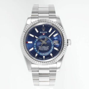 Replica Rolex Sky Dweller M336934-0005 ZF Factory Silver Strap Watch