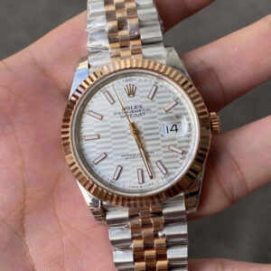 Replica Rolex Datejust M126331-0018 41MM VS Factory Gold Bezel Watch