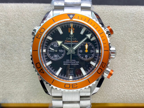 Replica Omega Seamaster 232.30.46.51.01.002 OM Factory Orange Bezel Watch