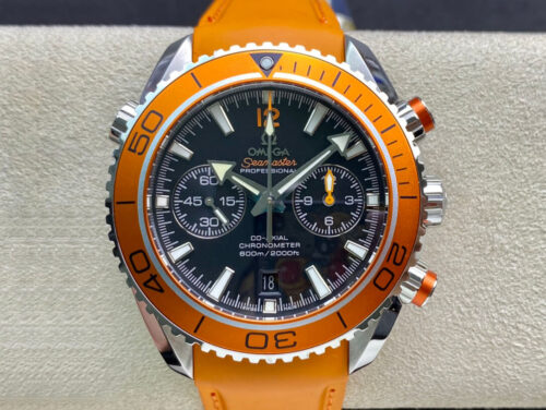 Replica Omega Seamaster 232.32.46.51.01.001 OM Factory Orange Strap Watch