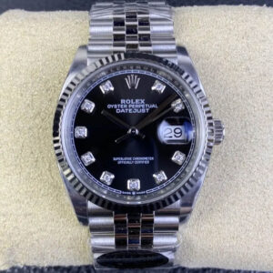 Replica Rolex Datejust M126234-0027 36MM Clean Factory Diamond-set Dial Watch