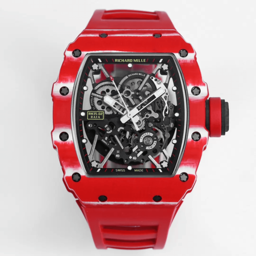 Replica Richard Mille RM35-02 BBR Factory Skeleton Dial Red Case Watch