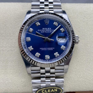 Replica Rolex Datejust M126234-0037 36MM Clean Factory Blue Dial Watch