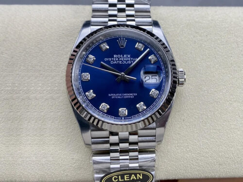Replica Rolex Datejust M126234-0037 36MM Clean Factory Blue Dial Watch