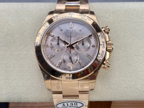 Replica Rolex Cosmograph Daytona 116505 Clean Factory Rose Gold Case Watch