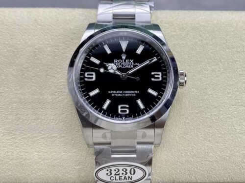 Replica Rolex Explorer M124270-0001 36MM Clean Factory 904L Stainless Steel Watch