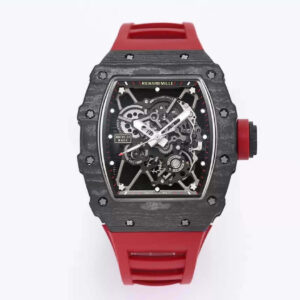 Replica Richard Mille RM35-01 BBR Factory Black Bezel Rubber Strap Watch