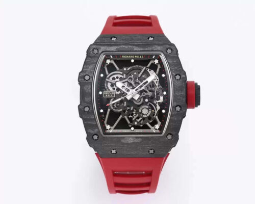 Replica Richard Mille RM35-01 BBR Factory Black Bezel Rubber Strap Watch