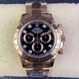 Replica Rolex Cosmograph Daytona M116505-0015 Clean Factory Diamond-set Dial Watch