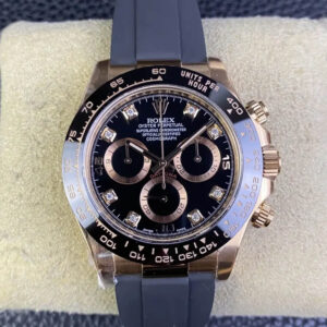 Replica Rolex Cosmograph Daytona M116515ln-0057 Clean Factory Black Rubber Strap Watch