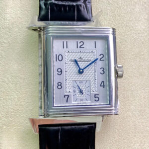 Replica Jaeger LeCoultre Reverso 3848420 MG Factory Black Leather Strap Watch
