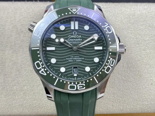 Replica Omega Seamaster Diver 300M 210.32.42.20.10.001 VS Factory Rubber Strap Watch