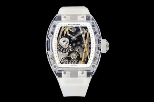 Replica Richard Mille RM26-01 Tourbillon RM Factory White Rubber Strap Watch