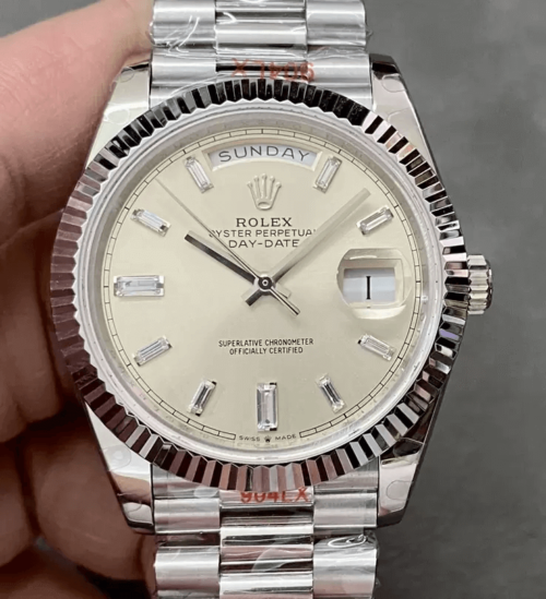 Replica Rolex Day Date M228236-0002 GM Factory Stainless Steel Strap Watch