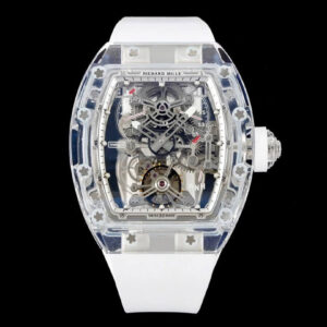 Replica Richard Mille RM 56-01 Tourbillon RM Factory White Strap Watch