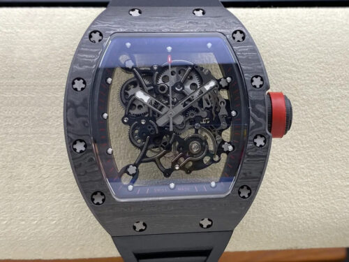 Replica Richard Mille RM-055 BBR Factory Black Skeleton Dial Watch